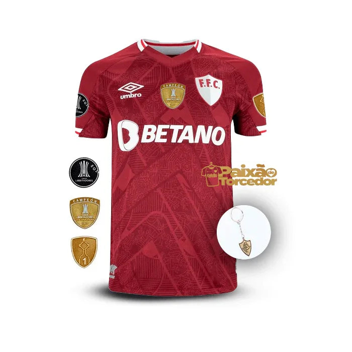 Fluminense Third 2023/24 Patchs Libertadores - Fan Version