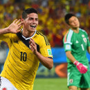 Retro Colombia Home Jersey 2014 James