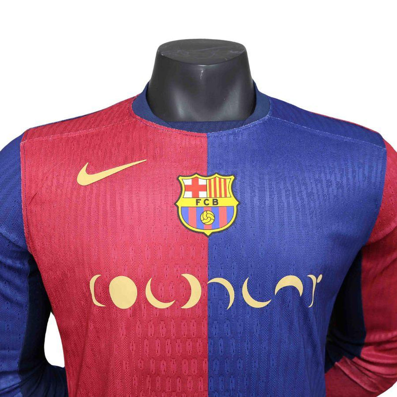Barcelona Coldplay Collab Home Long Sleeve Authentic Player 2024/25