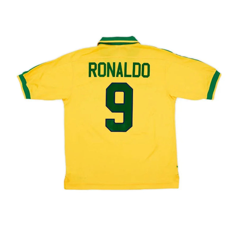 Ronaldo 9 Brazil Home Retro 1997