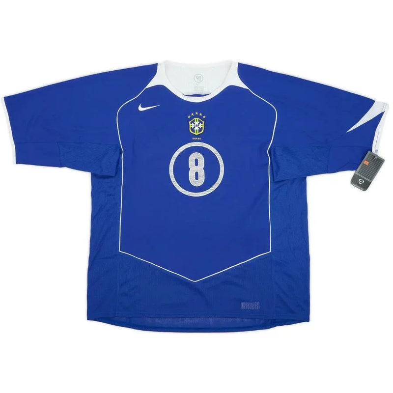 Kaka 8 Brazil Away Retro 2004