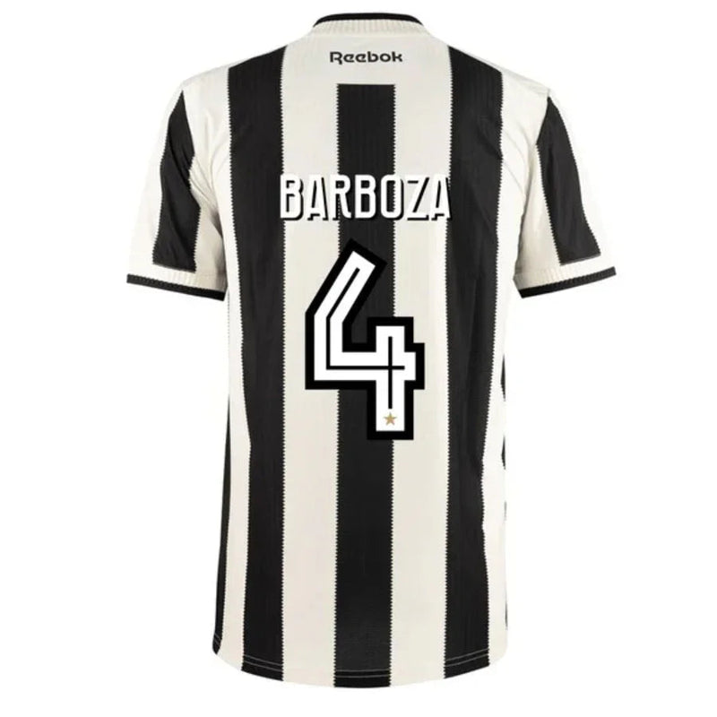 Botafogo Home fan Jersey 2024/25 Patchs Campeão Libertadores e Brasileiro + Todos Patrocinios