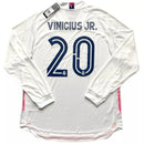 Real Madrid Home Long Sleeve Fan Jersey 2020/21 Vini Jr. 20