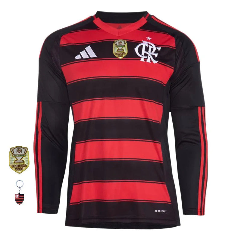 Flamengo Home Long Sleeve Fan Jersey 2025/26