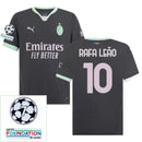 AC Milan Third Fan Jersey 2024/25 Patches UCL UEFA Foundation (Official Printing)