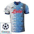 Atalanta Fan Jersey 2024/25 Patches UCL UEFA Foundation (Official Printing)