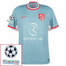 Atlético Madrid Griezmann 7 Away Fan Jersey 2024/25 Patches UCL UEFA Foundation (Official Printing)