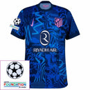 Atlético Madrid Griezmann 7 Third Fan Jersey 2024/25 Patches UCL UEFA Foundation (Official Printing)
