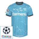 Bayer 04 Leverkusen Wirtz 10 Third Fan Jersey 2024/25 Patches UCL UEFA Foundation (Official Printing)