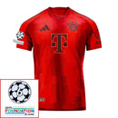 Bayern München Home Fan Jersey 2024/25 Patches UCL UEFA Foundation (Official Printing)