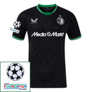 Feyenoord Away 2024/25 Patches UCL UEFA Foundation (Official Printing)