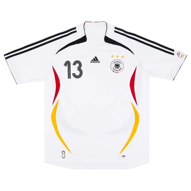 Germany Ballack 13 Retro Home 2006 Fan Jersey