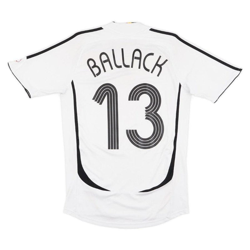 Germany Ballack 13 Retro Home 2006 Fan Jersey