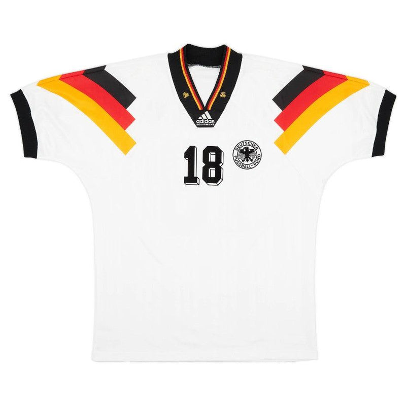 Germany Jurgen Klinsmann Retro Home 1992 Fan Jersey