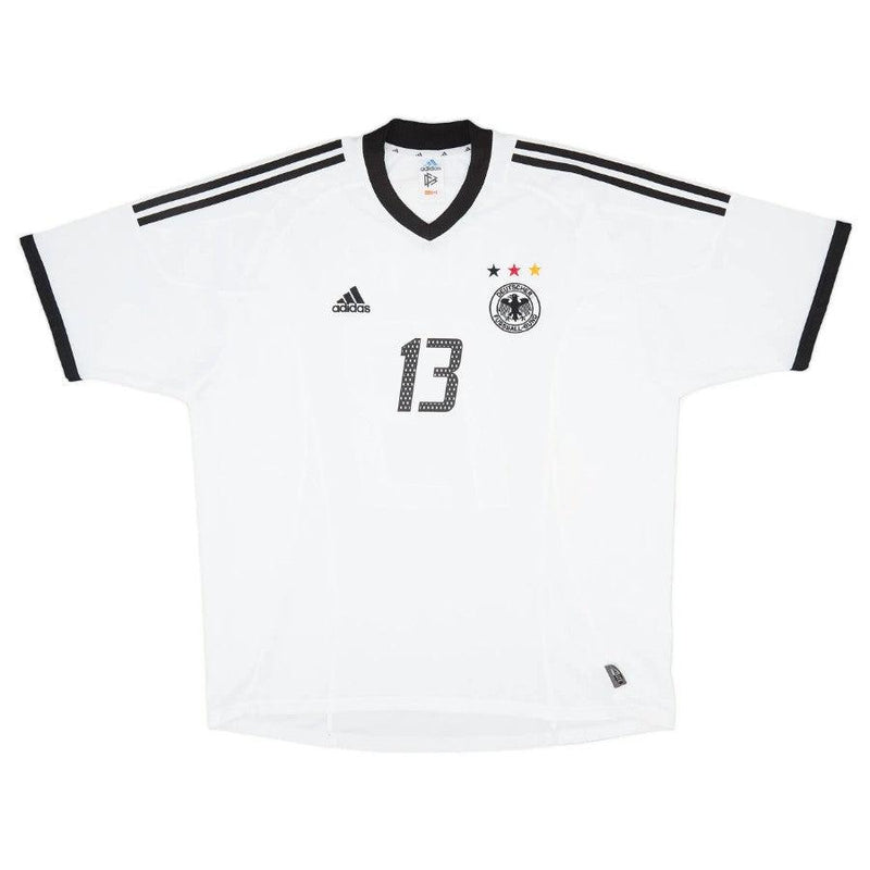 Germany Ballack Retro Home 2002/03 Fan Jersey
