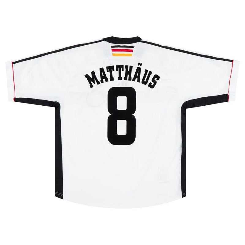 Germany Lothar Matthäus Retro Home 1998 Fan Jersey