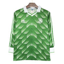 Germany Retro Away 1990 Long Sleeve Fan Jersey