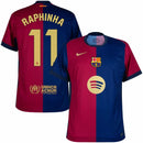Barcelona Raphinha 11 Home Fan Jersey 2024/25