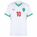 Morocco Brahim 10 Away Fan Jersey 2025/26