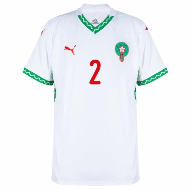 Morocco Hakimi 2 Away Fan Jersey 2025/26