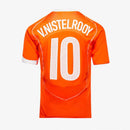 Netherlands 2004 Retro Re-Issue Shirt With Van Nistelrooy 10