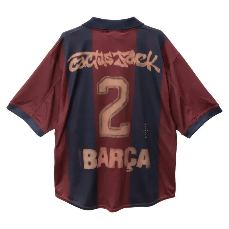 Travis Scott x FC Barcelona Retro 2000/01 Home Authentic Player