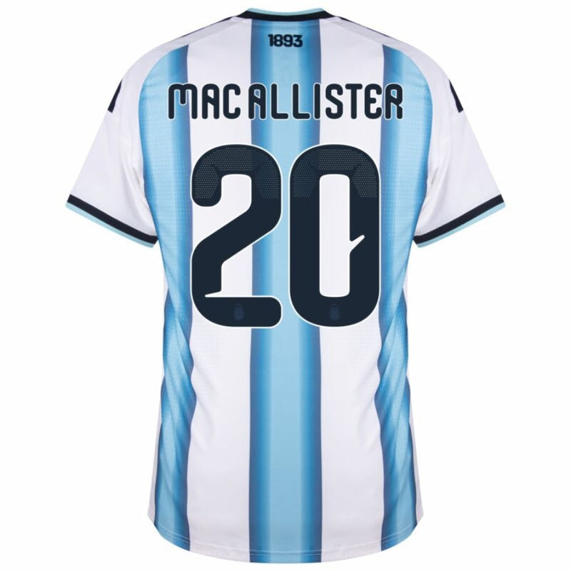 Argentina Home Mac Allister 20 Authentic Player Shirt 2026-2027 World Cup