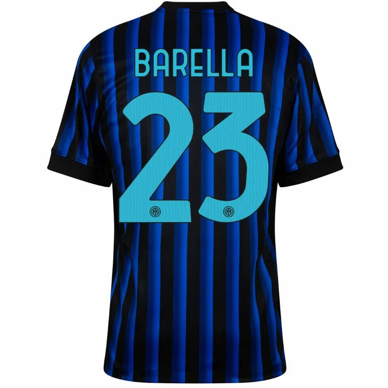 Inter Milan Home Barella 23 Home Fan Jersey 2025/26