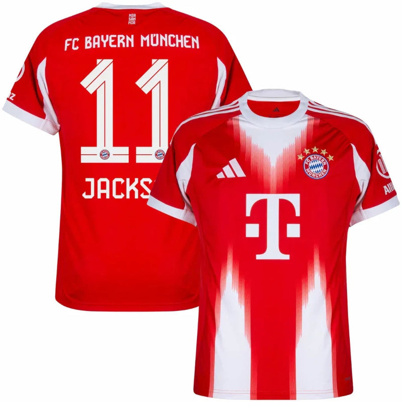 Bayern München Home Nicolas Jackson 11 Fan Jersey 2025/26