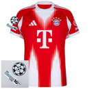 Bayern München Home Fan Jersey 2025/26 Patches UCL + 10th Anniversary UEFA Foundation