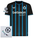 Club Brugge Home Fan Jersey 2025/26 Patches UCL + 10th Anniversary UEFA Foundation