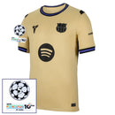 Barcelona Third Fan Jersey 2025/26 Patches UCL + 10th Anniversary UEFA Foundation