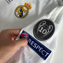 Retro Real Madrid 2015/16 Home Long Sleeve Final Milano 2016 Patches UCL 10 UEFA Respect