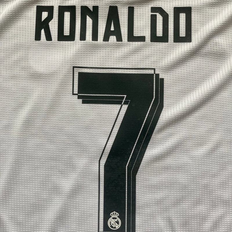 Retro Real Madrid 2015/16 Home Long Sleeve Final Milano 2016 Patches UCL 10 UEFA Respect