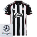 Beşiktaş Away Fan Jersey 2025/26 Patches UCL UEFA Foundation (Official Printing)