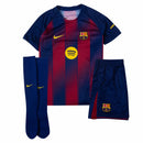 Kids Kit Barcelona Home Fan Jersey 2025/26 Shirt, shorts and socks