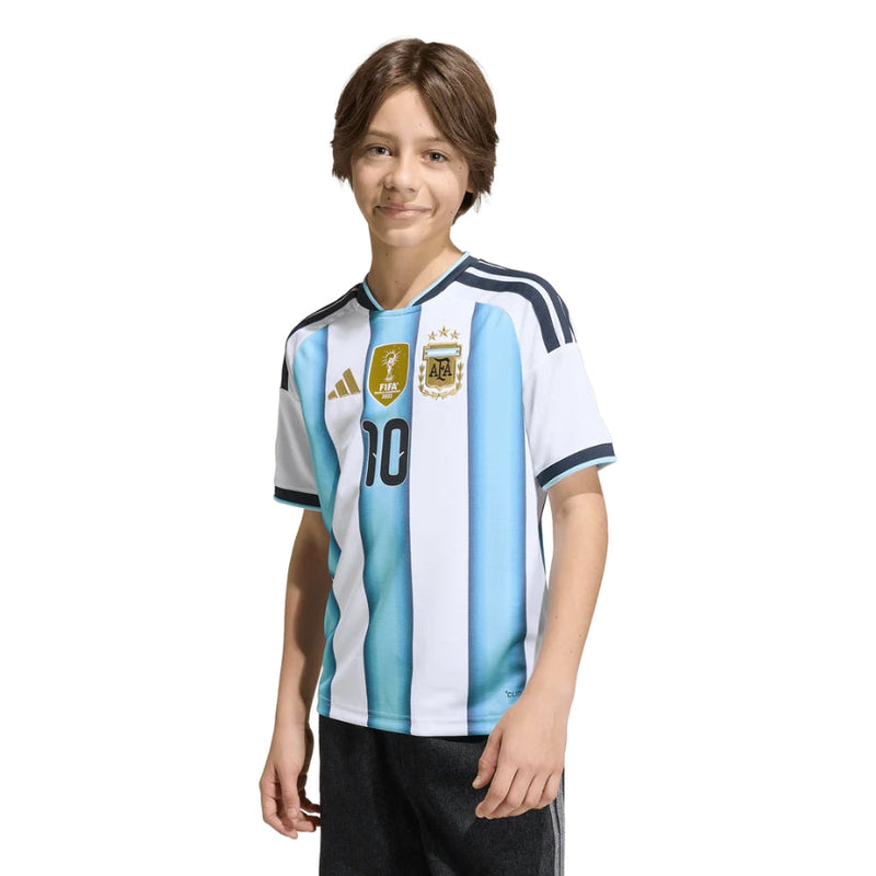 Kids Kit Argentina Home Messi 10 Fan Jersey Shirt 2026 World Cup