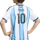 Kids Kit Argentina Home Messi 10 Fan Jersey Shirt 2026 World Cup