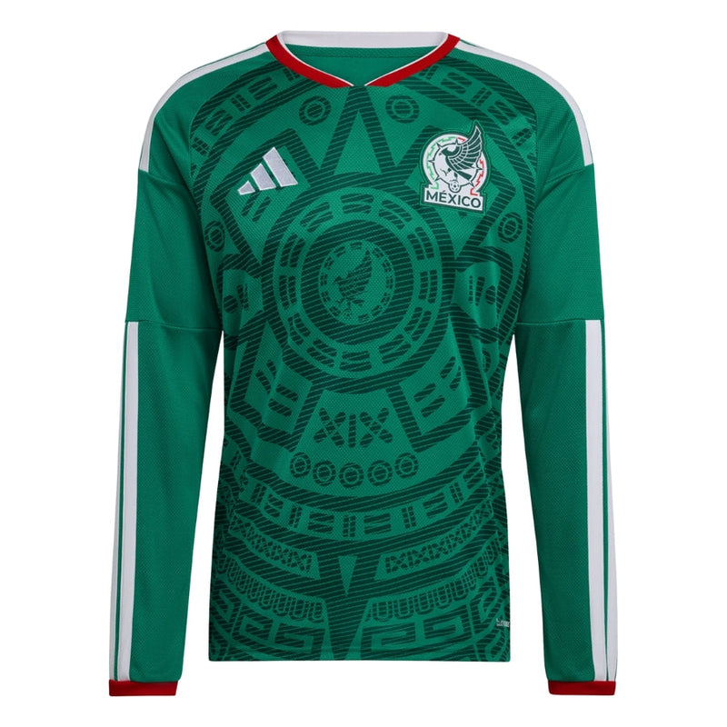 Mexico Home Fan Jersey Long Sleeve Shirt 2026 World Cup