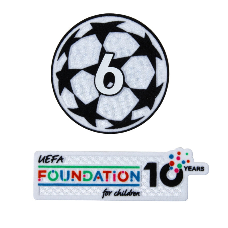 Bayern München Home Fan Jersey 2025/26 Patches UCL + 10th Anniversary UEFA Foundation