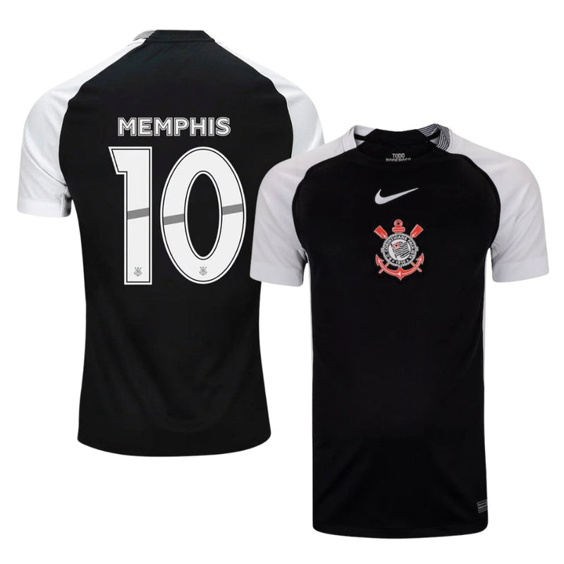 Corinthians Away Memphis 10 Fan Jersey 2025/26 Official Printing