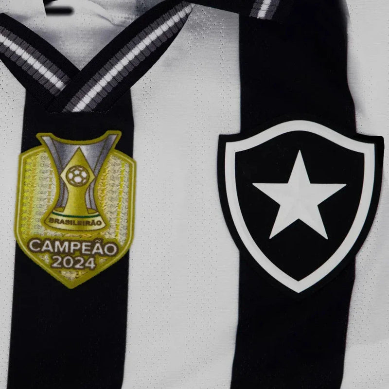Botafogo Home Fan Jersey 2025/26 Patch Campeão Brasileirão 2024