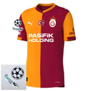 Galatasaray Home Fan Jersey 2025/26 Patches UCL + 10th Anniversary UEFA Foundation