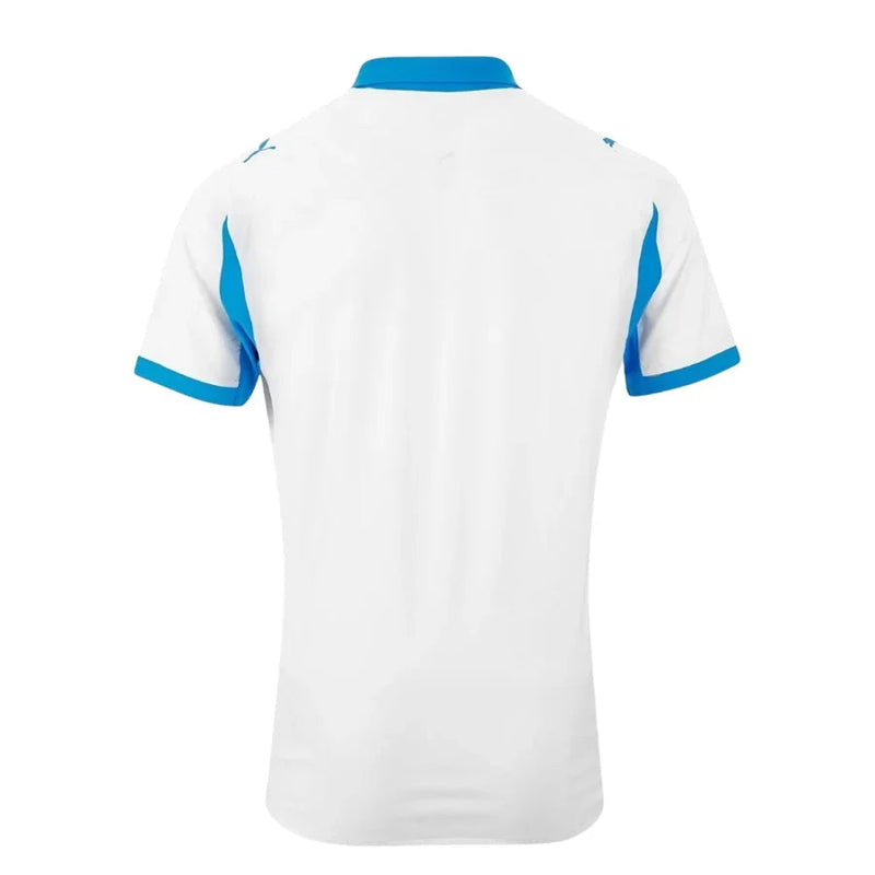 Olympique Marseille Home Fan Jersey 2025/26 Patches UCL + 10th Anniversary UEFA.