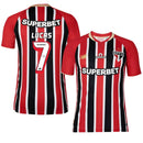 São Paulo Away Lucas 7 Fan Jersey 2025/26 Official Printing