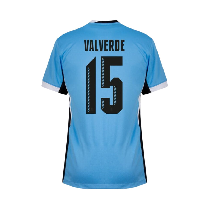 Uruguay Valverde 15 Home Fan Jersey 2025/26