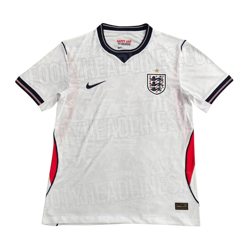 England Home Fan Jersey Shirt 2026 World Cup