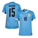 Uruguay Valverde 15 Home Fan Jersey 2025/26