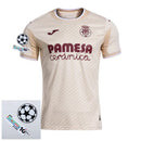 Villarreal Away Fan Jersey 2025/26 Patches UCL + 10th Anniversary UEFA.