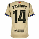 Barcelona Away Rashford 14 Fan Jersey 2025/26 Official Printing (La Liga)